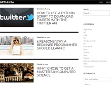 Tablet Screenshot of getlaura.com